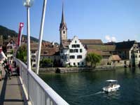 Brücke über den Rhein in Stein am Rhein