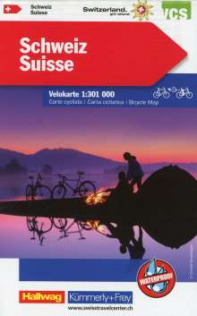 Schweiz Radkreisekarte