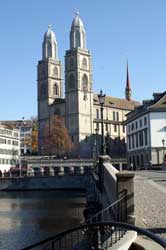 das Grossmünster in Zürich